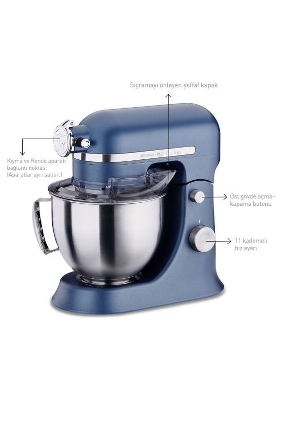 A470-02 Pro Mix Stand Mikser 1600w (azura) - 4