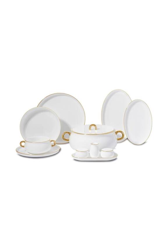 A8548 Aşiyan Collection 58 Parça Yuvarlak Yemek Takımı - 1