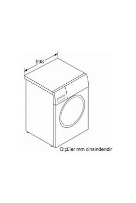 CGA142X0TR A Enerji Sınıfı 9 Kg 1200 Devir Çamaşır Makinesi Beyaz - 5
