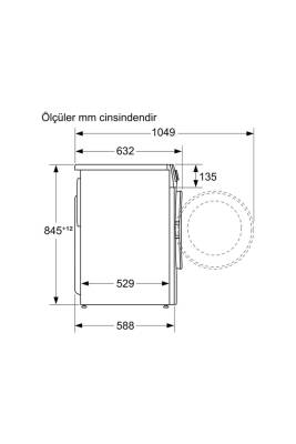 CGA142X0TR A Enerji Sınıfı 9 Kg 1200 Devir Çamaşır Makinesi Beyaz - 6