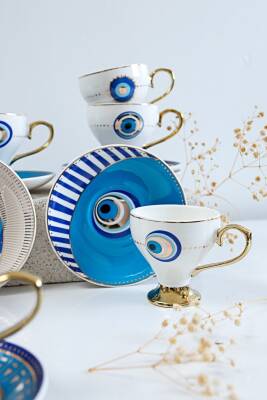 Goldfinch Kahve Fincan Takımı Türk Kahvesi Fincan Takımı 6 Lı Fincan Takımı Fincan Seti - 3