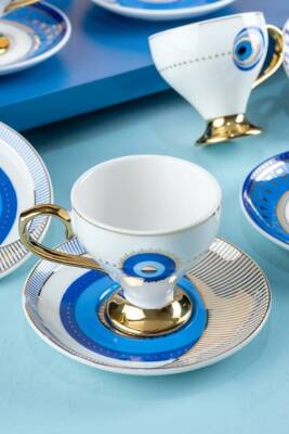 Goldfinch Kahve Fincan Takımı Türk Kahvesi Fincan Takımı 6 Lı Fincan Takımı Fincan Seti - 4