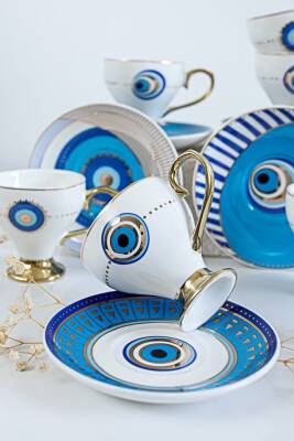 Goldfinch Kahve Fincan Takımı Türk Kahvesi Fincan Takımı 6 Lı Fincan Takımı Fincan Seti - 5