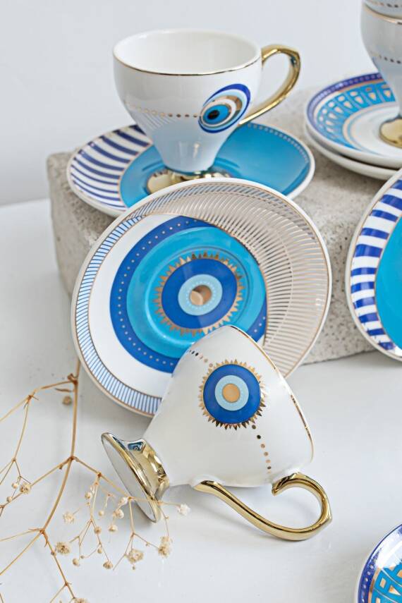 Goldfinch Kahve Fincan Takımı Türk Kahvesi Fincan Takımı 6 Lı Fincan Takımı Fincan Seti - 6