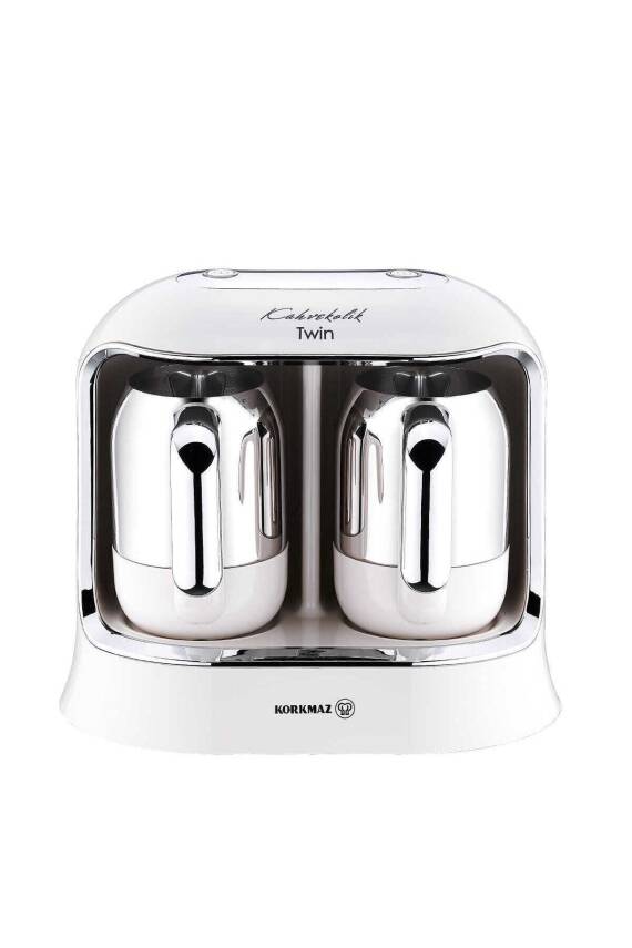 Kahvekolik Twin Kahve Makinesi Vanilya Krom - 1