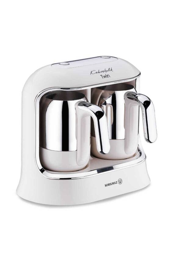 Kahvekolik Twin Kahve Makinesi Vanilya Krom - 2