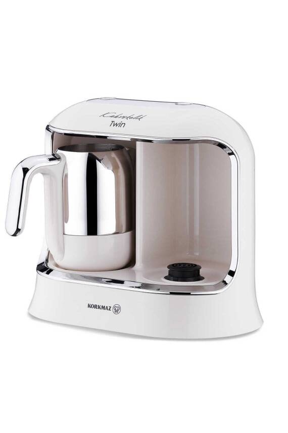 Kahvekolik Twin Kahve Makinesi Vanilya Krom - 3