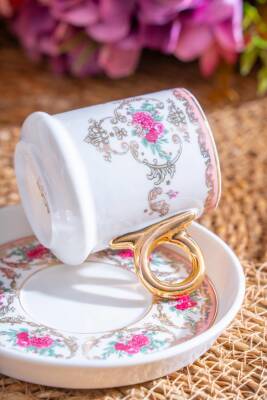 Lenora 6 Kişilik Kahve Fincanı Takımı - 90 ml - 3