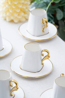 Luna 6 Kişilik Kahve Fincanı Takımı - 90 ml