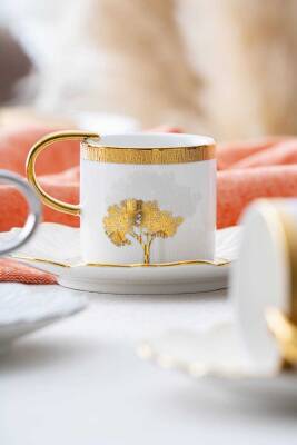 MUBA CONSEPT HADEON 6 KİŞİLİK FİNCAN TAKIMI GOLD 90 CC