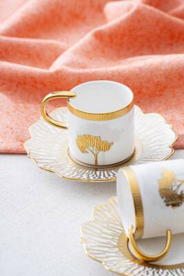 MUBA CONSEPT HADEON 6 KİŞİLİK FİNCAN TAKIMI GOLD 90 CC - 3