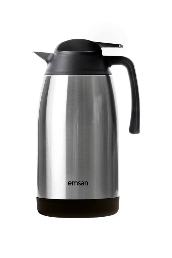 New Vega  2 Litre Çelik Termos İnox - 1