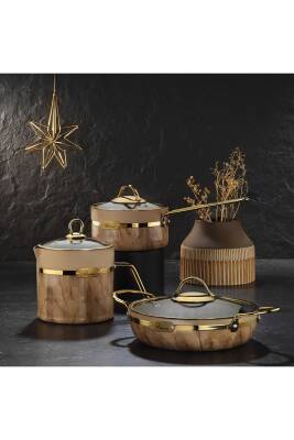 Selection Plus 20 Cm Yanmaz Yapışmaz Krem Granit Yumurta Sahanı - 2