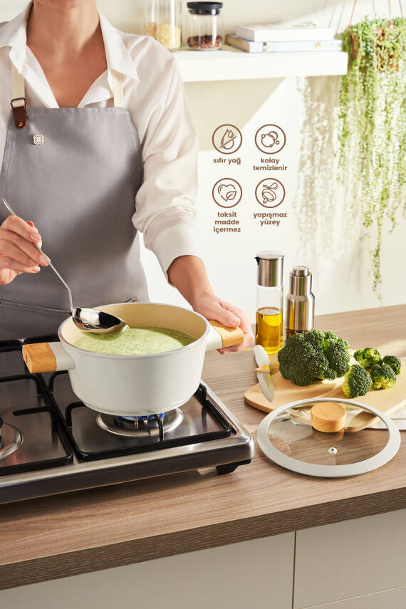 smgshop Swıss Crystal 20 Cm Derin Tencere  1094518 - 1