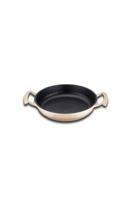 Try Cook 7 Parça Bej Yanmaz Yapışmaz Diamond Kaplama Sahanlık Tava Seti - 5